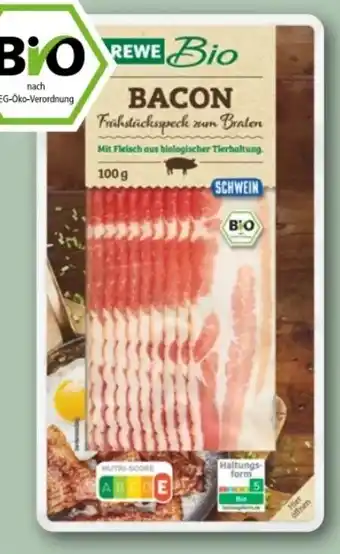 REWE Center Rewe Bio Bacon Angebot