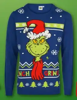REWE Dr. Seuss Enterprises The Grinch Herren X-Mas Pullover Angebot