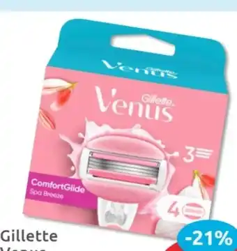 Budni Gillette Rasierklingen Venus Spa Breeze Comfortglide Angebot