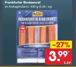 Netto Marken-Discount G.A. Müller Frankfurter Rindswürstchen Angebot