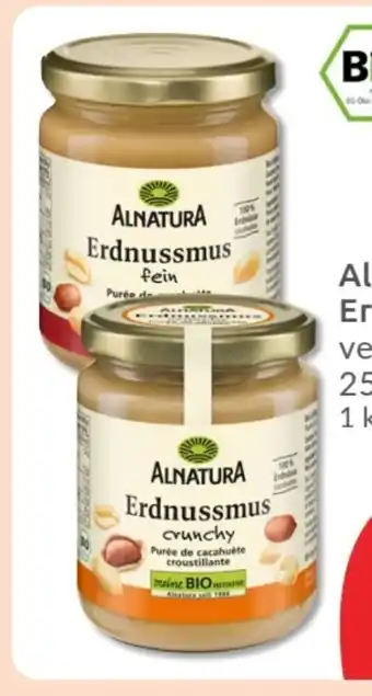 Budni Alnatura Bio-Erdnussmus Angebot