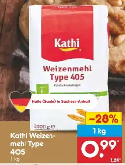 Netto Marken-Discount Kathi Weizenmehl Angebot