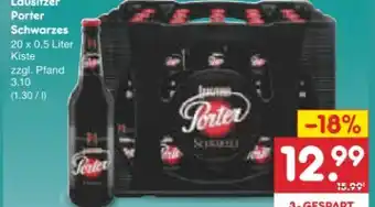 Netto Marken-Discount Lausitzer Porter Schwarzes Bier Angebot