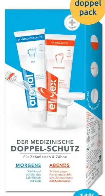 Budni Elmex Zahncreme Doppel-Schutz Zahnfleisch und Zähne Angebot