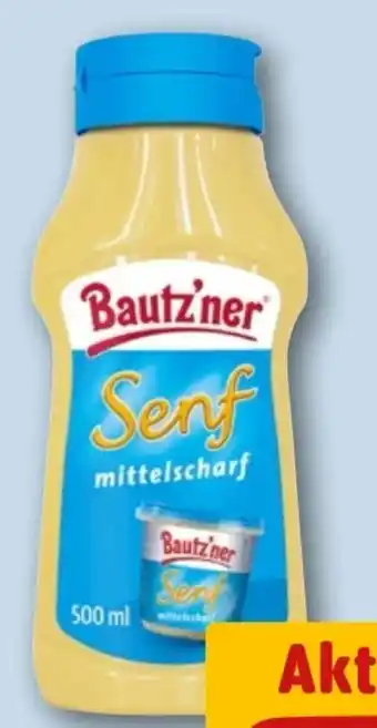 REWE Bautz'ner Senf Mittelscharf Angebot