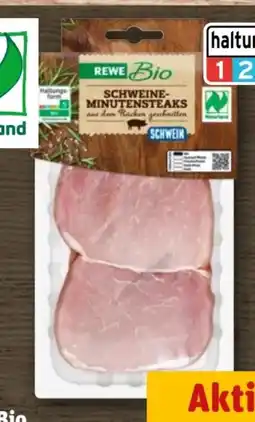 REWE Rewe Bio Schweine-Minutensteaks Angebot