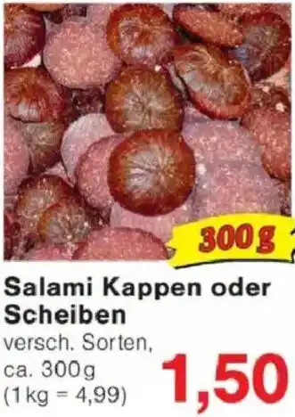 Jawoll Salami Kappen oder Scheiben Angebot