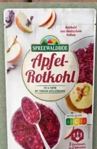 nahkauf Spreewaldhof Apfel-Rotkohl Angebot
