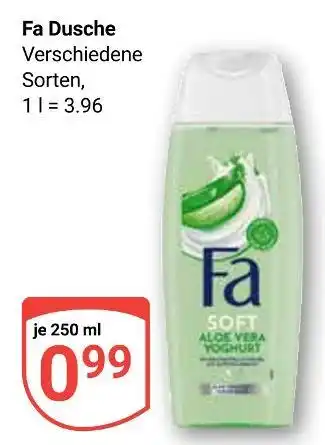 Globus Fa soft aloe vera yoghurt Angebot