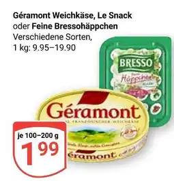 Globus Géramont weichkäse Angebot