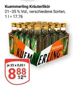 Globus Kuemmerling kräuterlikör Angebot