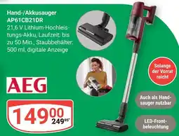 Globus Aeg hand-/akkusauger ap61cb21dr Angebot