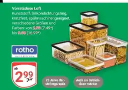 Globus Rotho vorratsdose loft Angebot