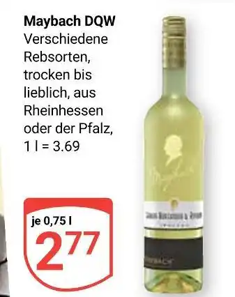 Globus Maybach d.q.w Angebot