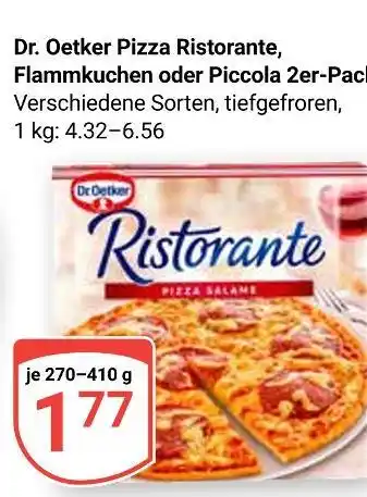 Globus Dr. oetker pizza ristorante Angebot