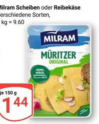 Globus Milram scheiben Angebot