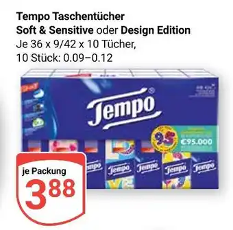 Globus Tempo taschentücher soft & sensitive Angebot