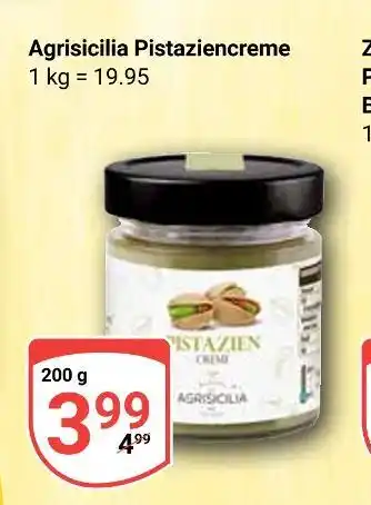 Globus Agricilia pistaziencreme Angebot