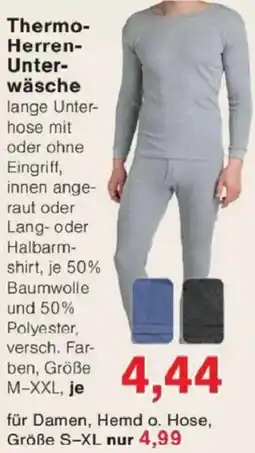 Jawoll Thermo Herren Unterwäsche Angebot