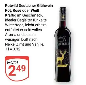 Globus Rotwild deutscher glühwein rot Angebot