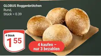 Globus Globus roggenbrötchen Angebot