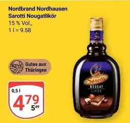 Globus Nordbrand nordhausen sarotti nougatlikör Angebot