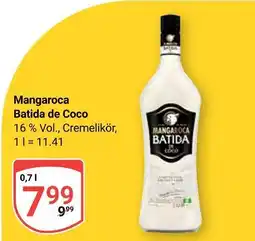 Globus Mangaroca batida de coco Angebot