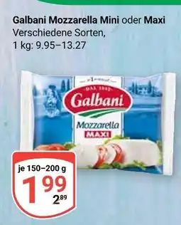 Globus Galbani mozzarella mini Angebot