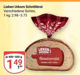 Globus Lieken urkorn schnittbrot Angebot