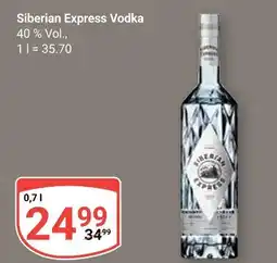 Globus Siberian express vodka Angebot