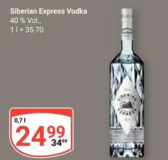 Globus Siberian express vodka Angebot
