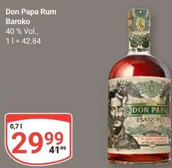 Globus Don papa rum baroko Angebot