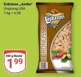 Globus Erdnüsse jumbo Angebot