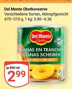 Globus Del monte ananas en tranches Angebot
