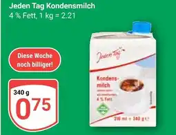 Globus Jeden tag kondensmilch Angebot