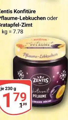 Globus Zentis pflaume-lebkuchen Angebot