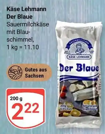 Globus Käse lehmann der blaue Angebot
