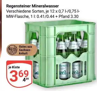 Globus Regensteiner mineralwasser Angebot
