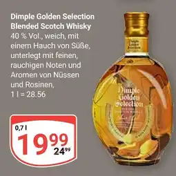 Globus Dimple golden selection blended scotch whisky Angebot