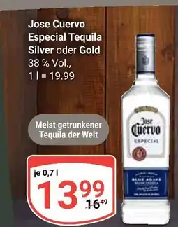 Globus Jose cuervo especial tequila silver Angebot