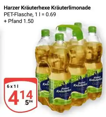Globus Harzer kräuterhexe kräuterlimonade Angebot