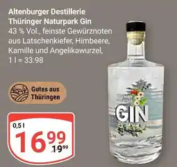 Globus Altenburger destillerie thüringer naturpark gin Angebot