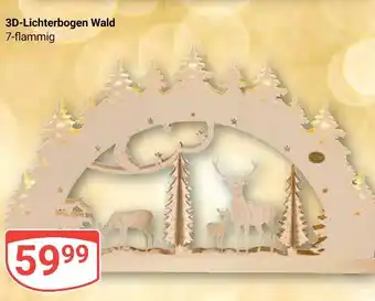 Globus 3d-lichterbogen wald Angebot