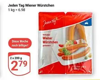 Globus Jeden tag wiener würstchen Angebot