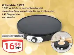Globus Gourmetmaxx crêpe-maker 15620 Angebot