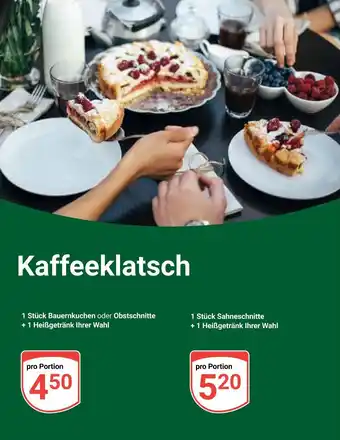 Globus Bauernkuchen oder obstschnitte + 1 heißgetränk ihrer wahl Angebot