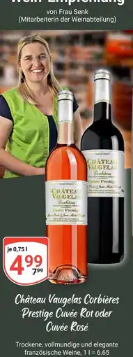 Globus Château vaugelas corbières prestige cuvée rot Angebot