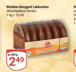 Globus Wicklein burggraf lebkuchen Angebot