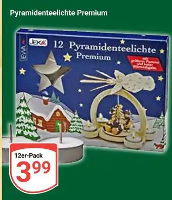 Globus Jeka pyramidenteelichte premium Angebot
