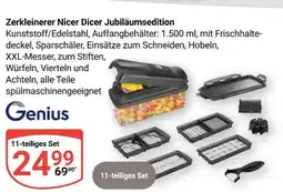 Globus Genius zerkleinerer nicer dicer jubiläumsedition Angebot